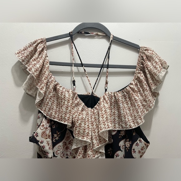 Joyfolie NETTA DRESS IN BLACK BOHO PRINT XXL - Picture 7 of 10